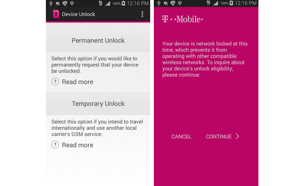 T Mobile Device Unlock App Download