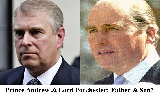 Side by Side Prince Andrew Lord Porchester