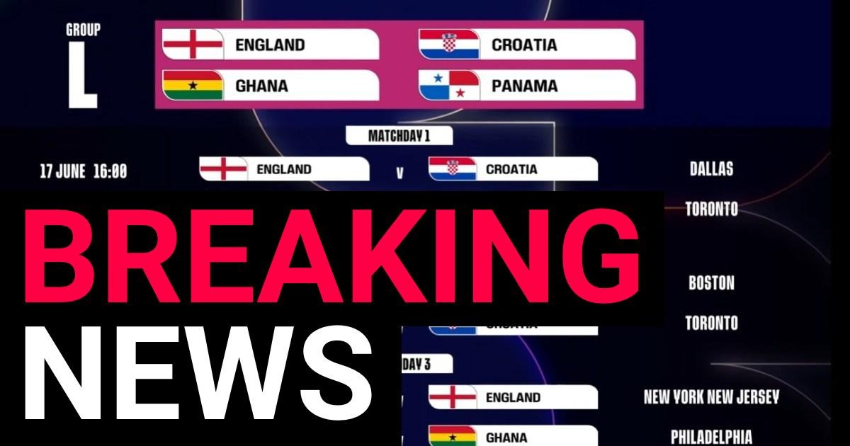 England World Cup Kick off Times Uk