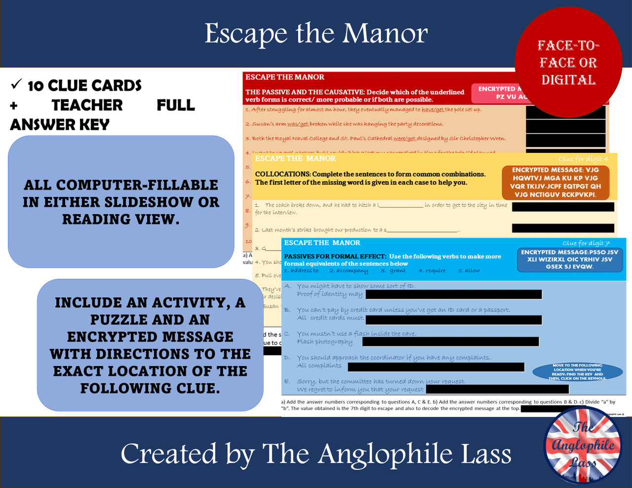 Digital Escape Room Ela Test Prep Answers