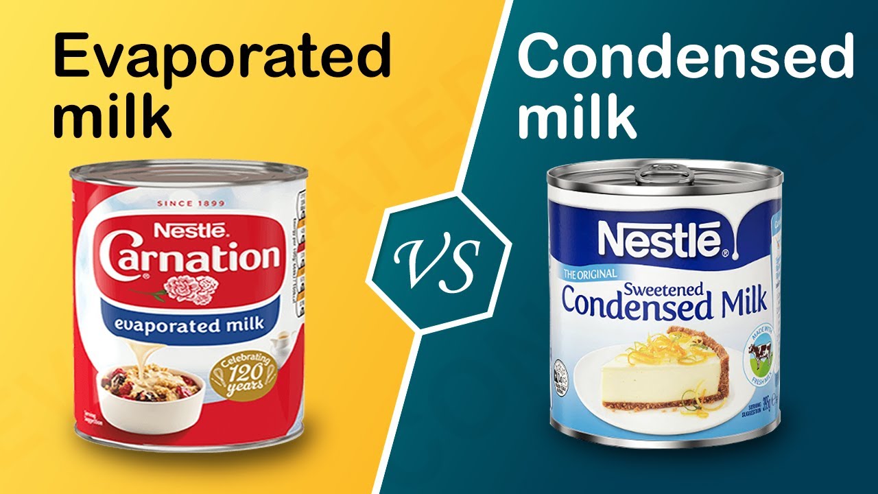 Is Sweetened Condensed Milk the Same as Evaporated Milk