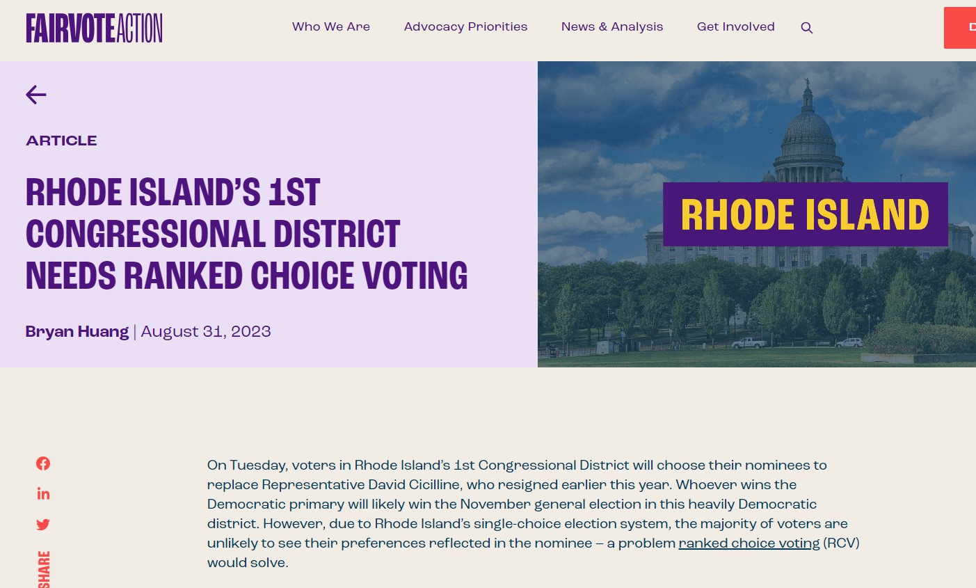 The New Ocean State Majority: Who Won and Who Lost in the Rhode Island Vote