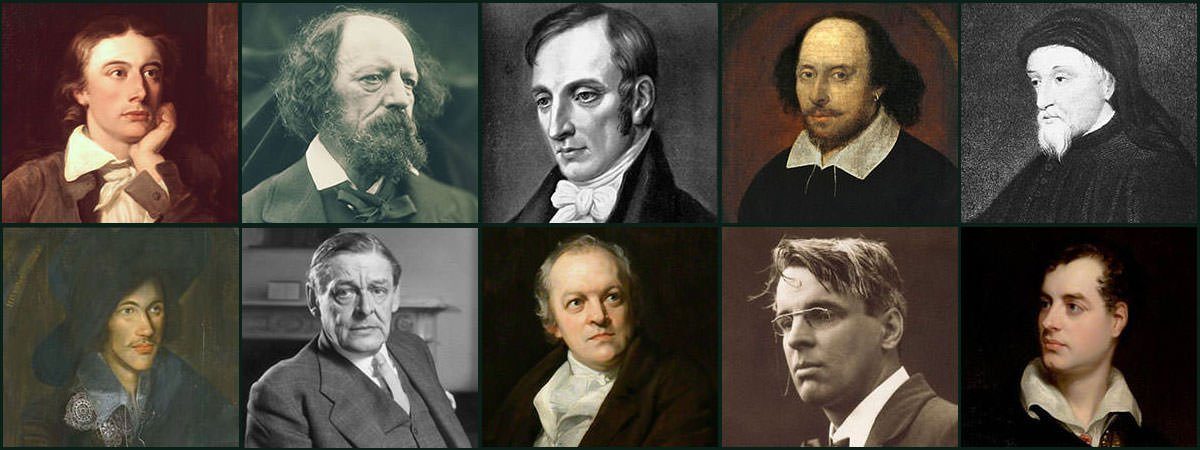Famous Poets from England