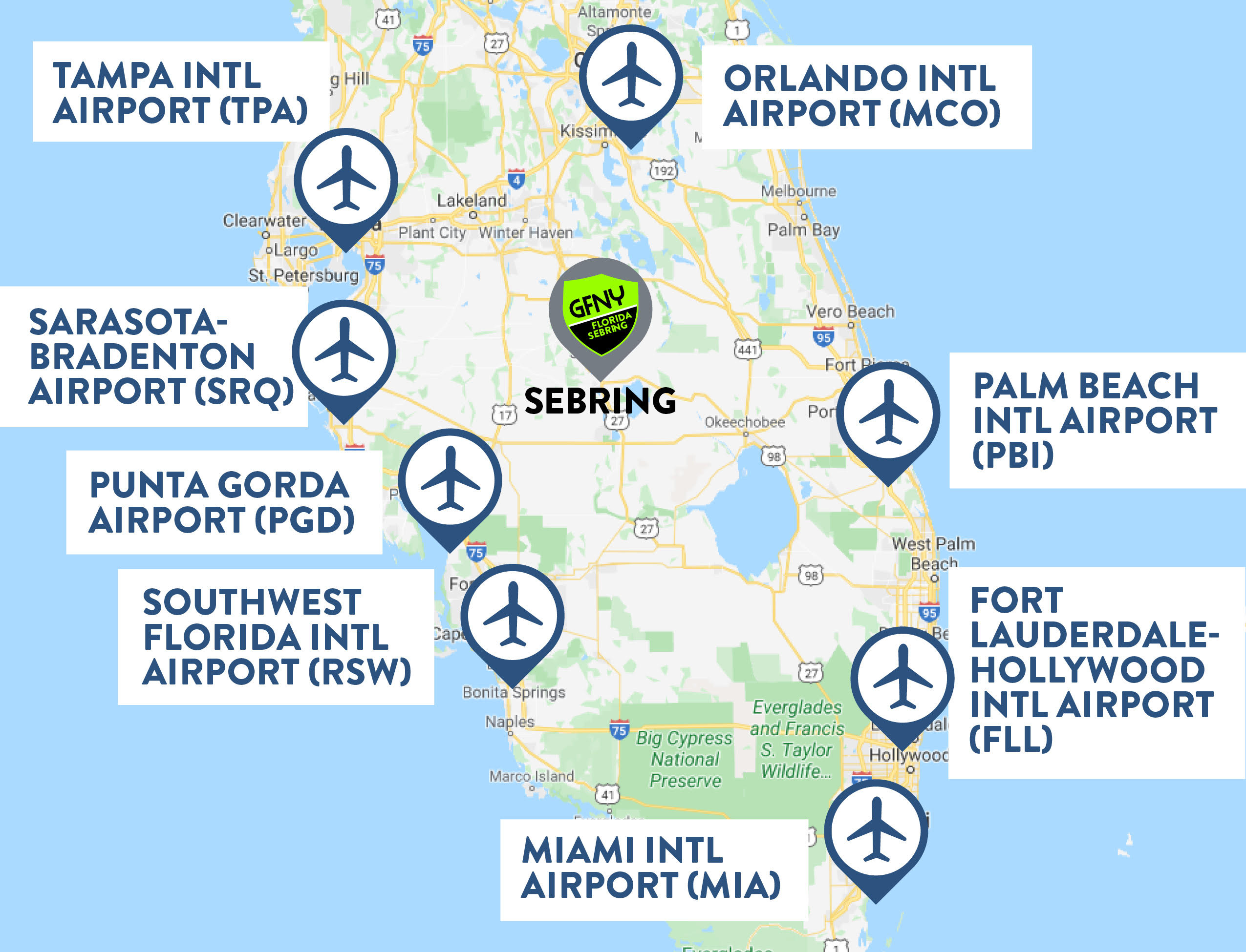 What Is the Closest Airport to New Port Richey Florida