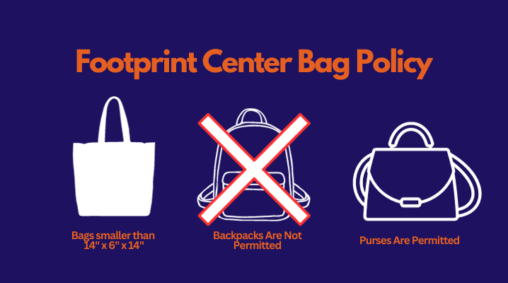 Foot Print Center Bag Policy