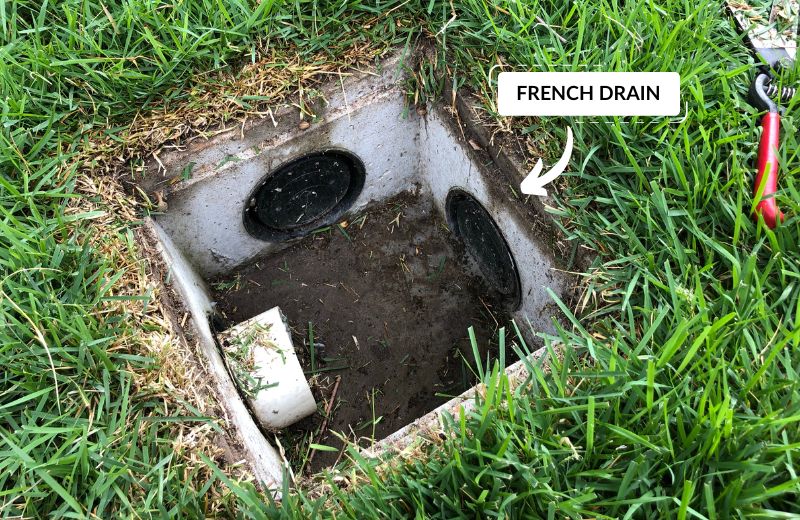 French Drain for Water Softener Discharge