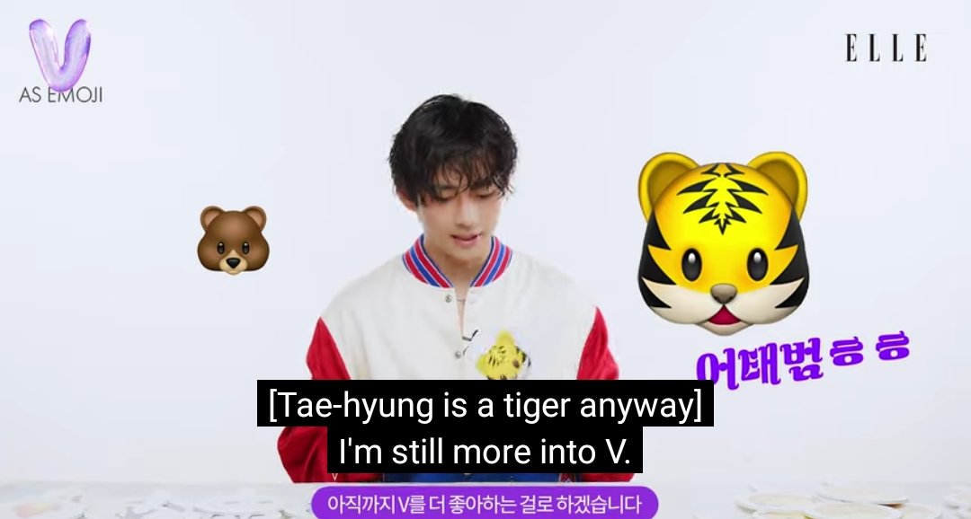 Bts Taehyung Comparing Himself to a Tiger Cub