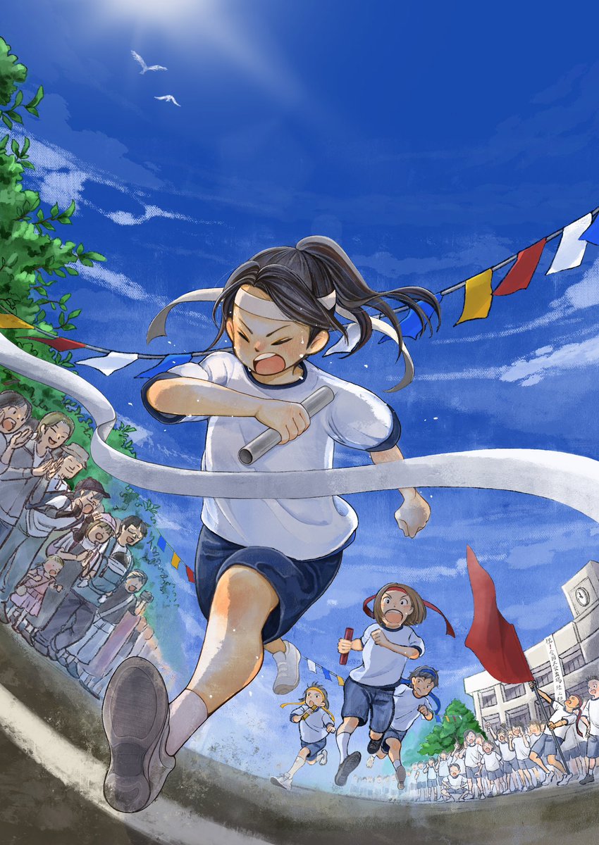 中学校体育祭イラスト2026年最新！映えるポスター＆学級旗の作成術