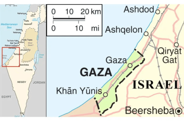 How Long Is Gaza Strip