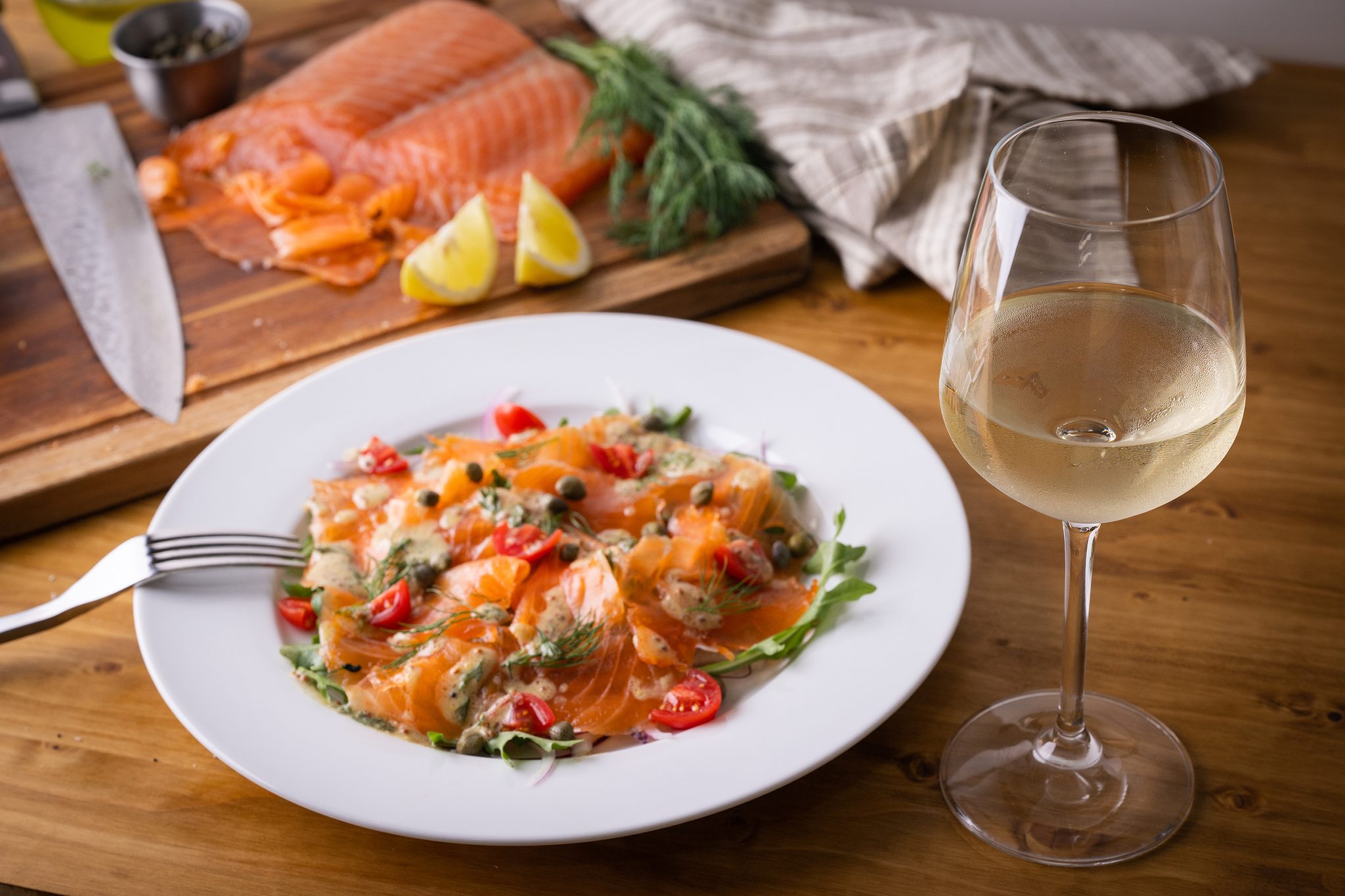 White Wine to Go with Salmon