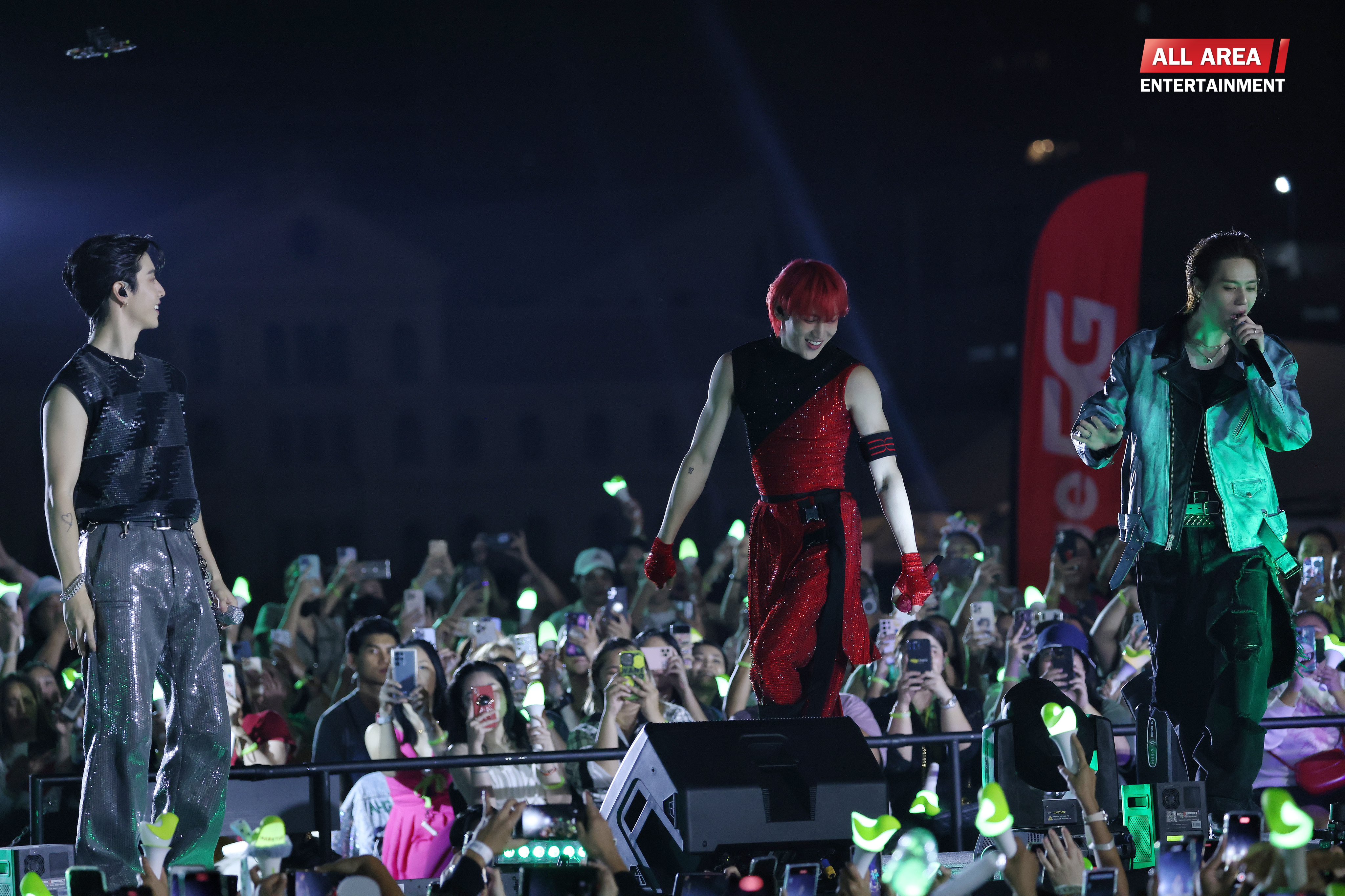 Yugyeom and Mark Yellow and Red Hair