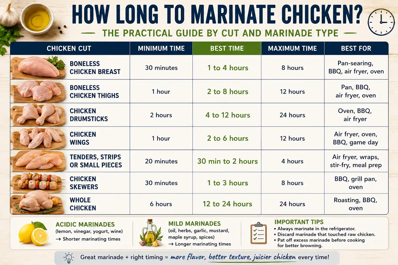 How Long to Marinate Chicken For