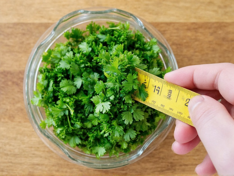 1/2 Cup Fresh Parsley Equals How Much Dried Parsley