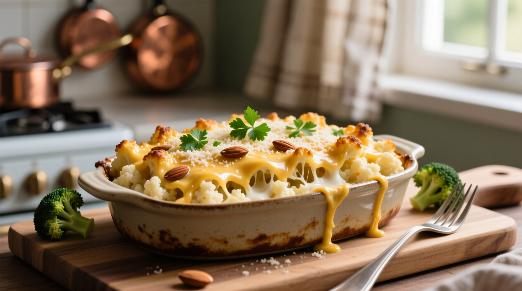 Keto Mac & Cheese Cauliflower