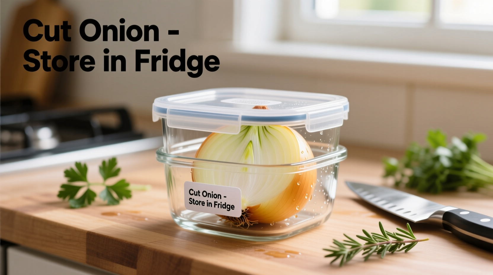 Where to Store a Cut Onion