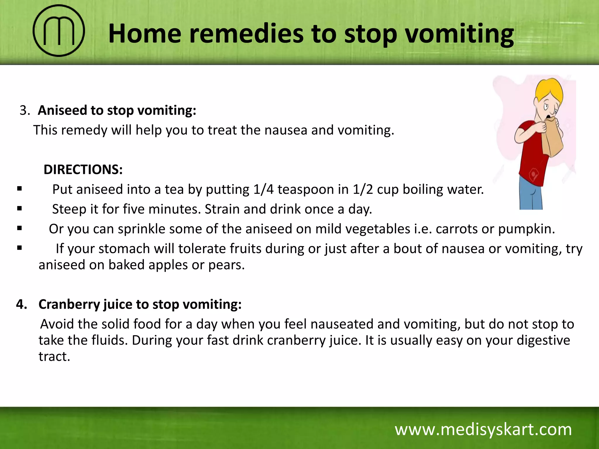 How to Stop Vomiting After Drinking Water