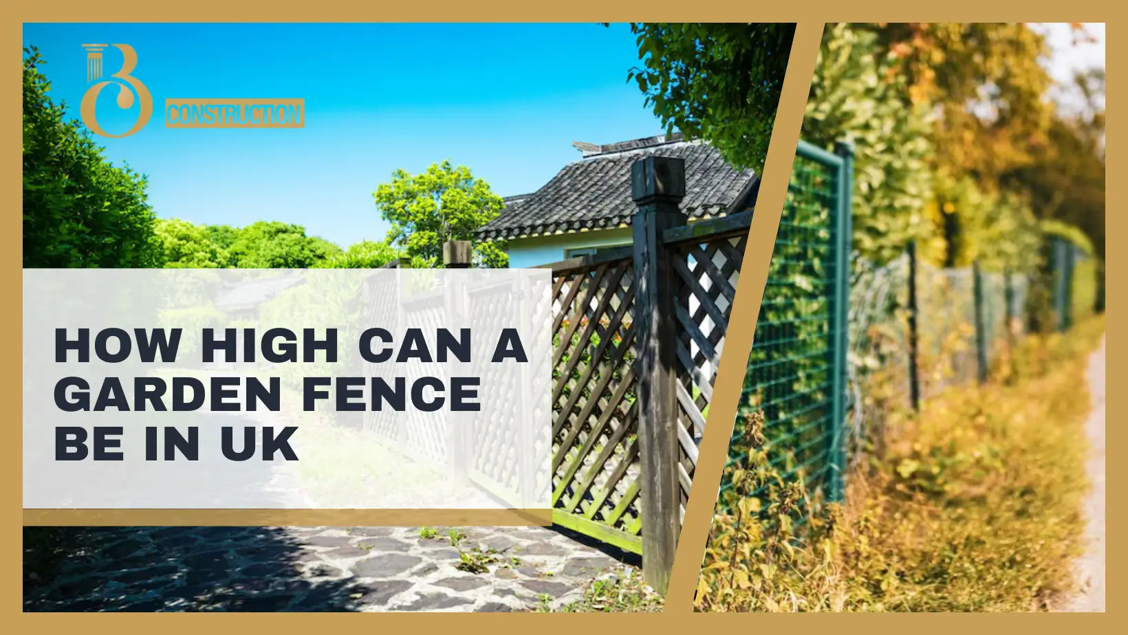 How High Can My Fence Be Uk