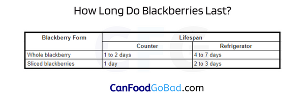 How Long Are Blackberries Good in the Fridge