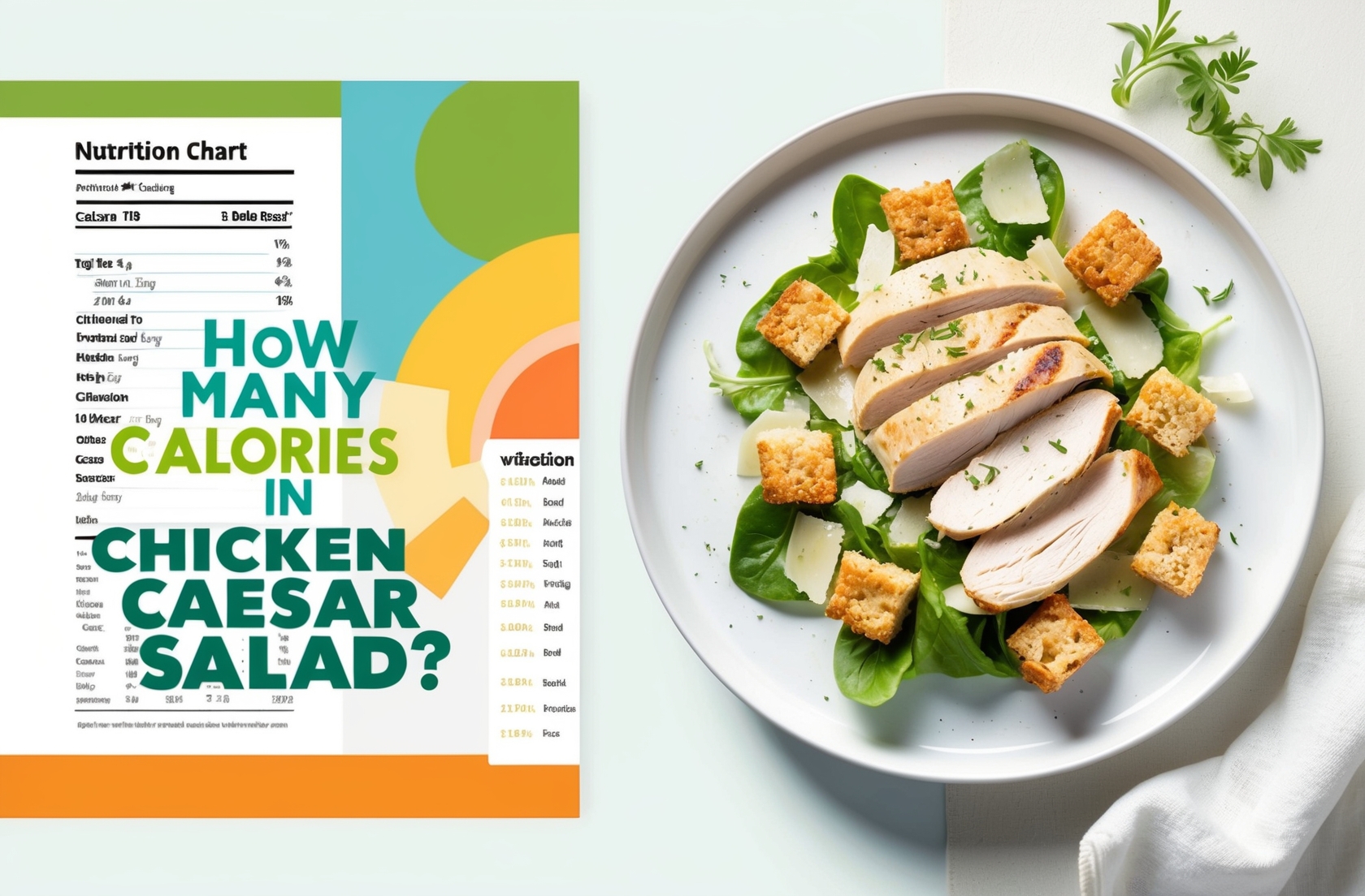 How Many Calories Are in a Caesar Salad with Chicken