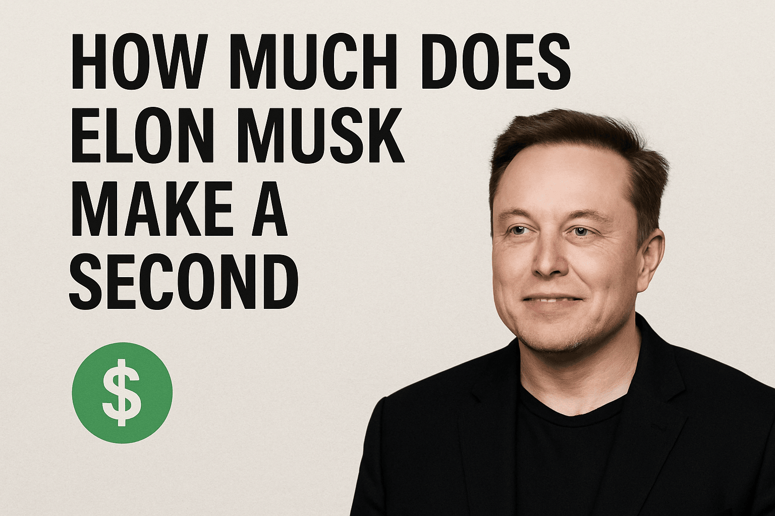 How Much Money Does Elon Musk Make a Second