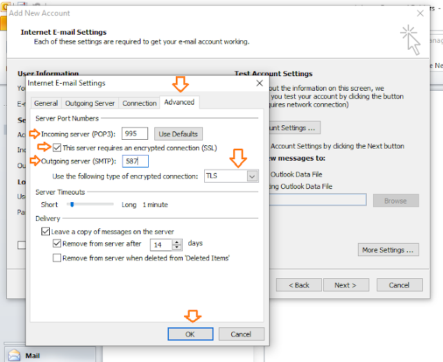 Outlook 2010 Gmail Configuration