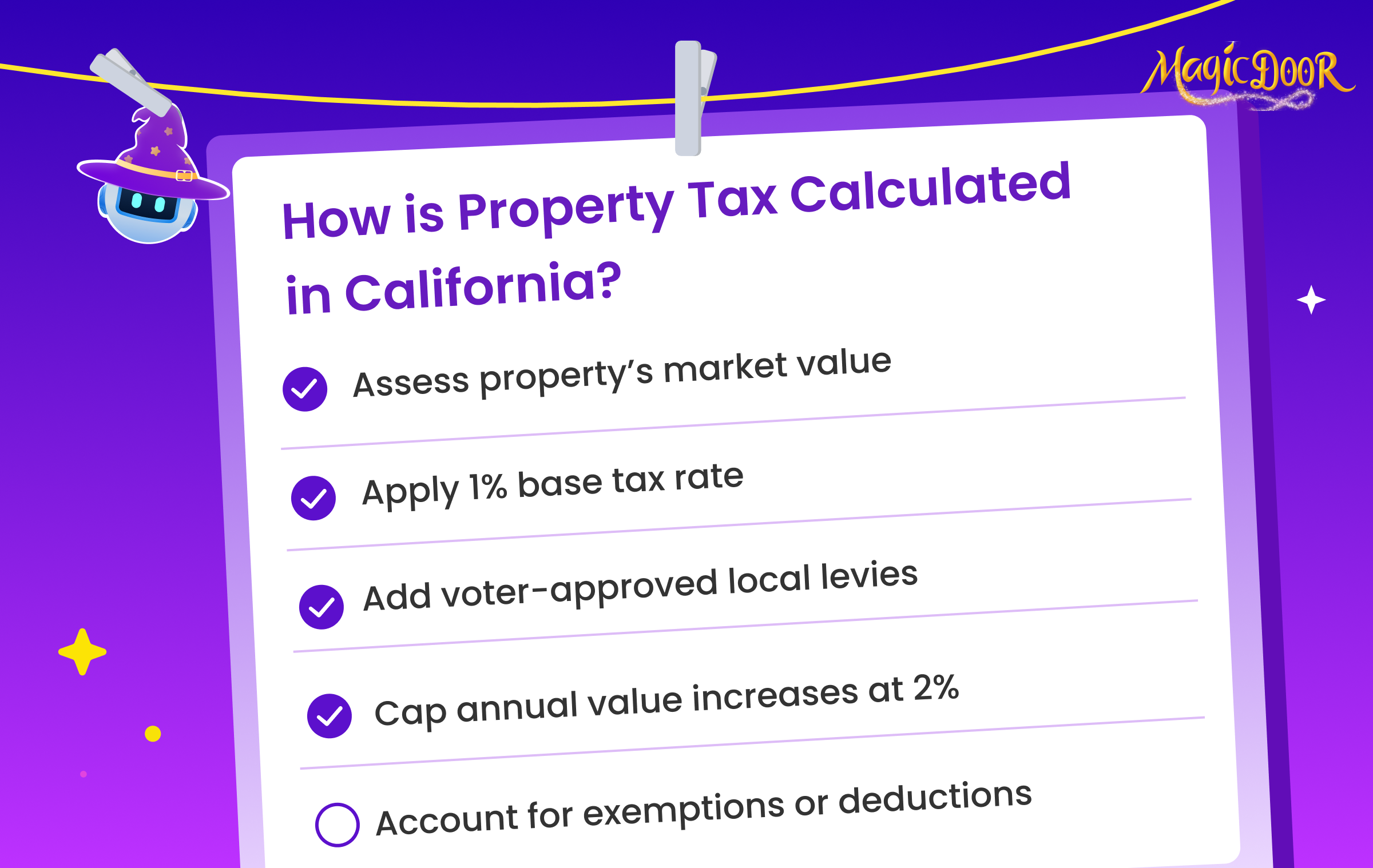 How Is California Property Tax Calculated