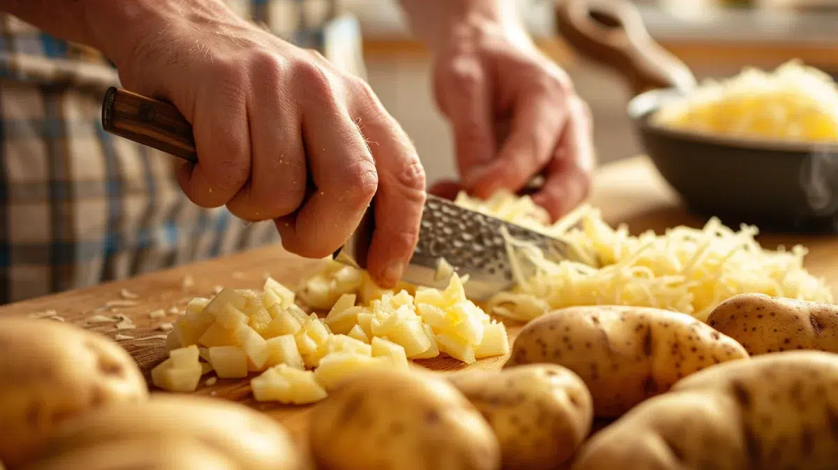 How to Grate Potatoes Without Grater