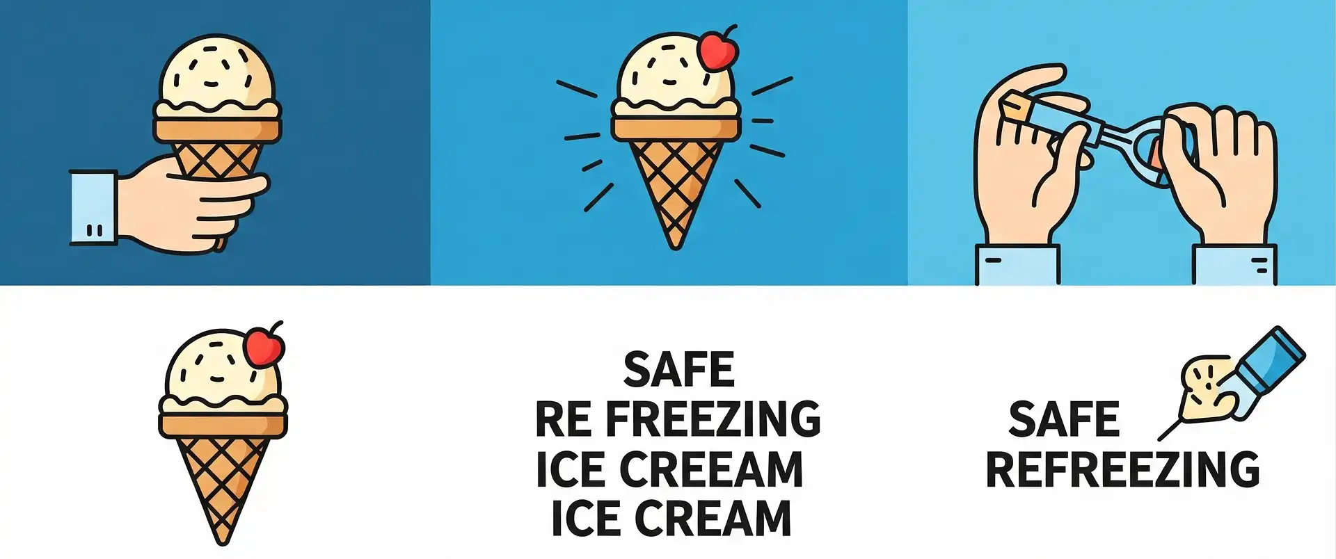 Ice Cream Melted Can I Refreeze It