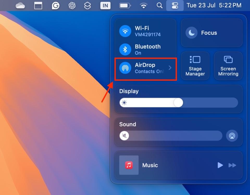 How to Enable Airdrop in Mac