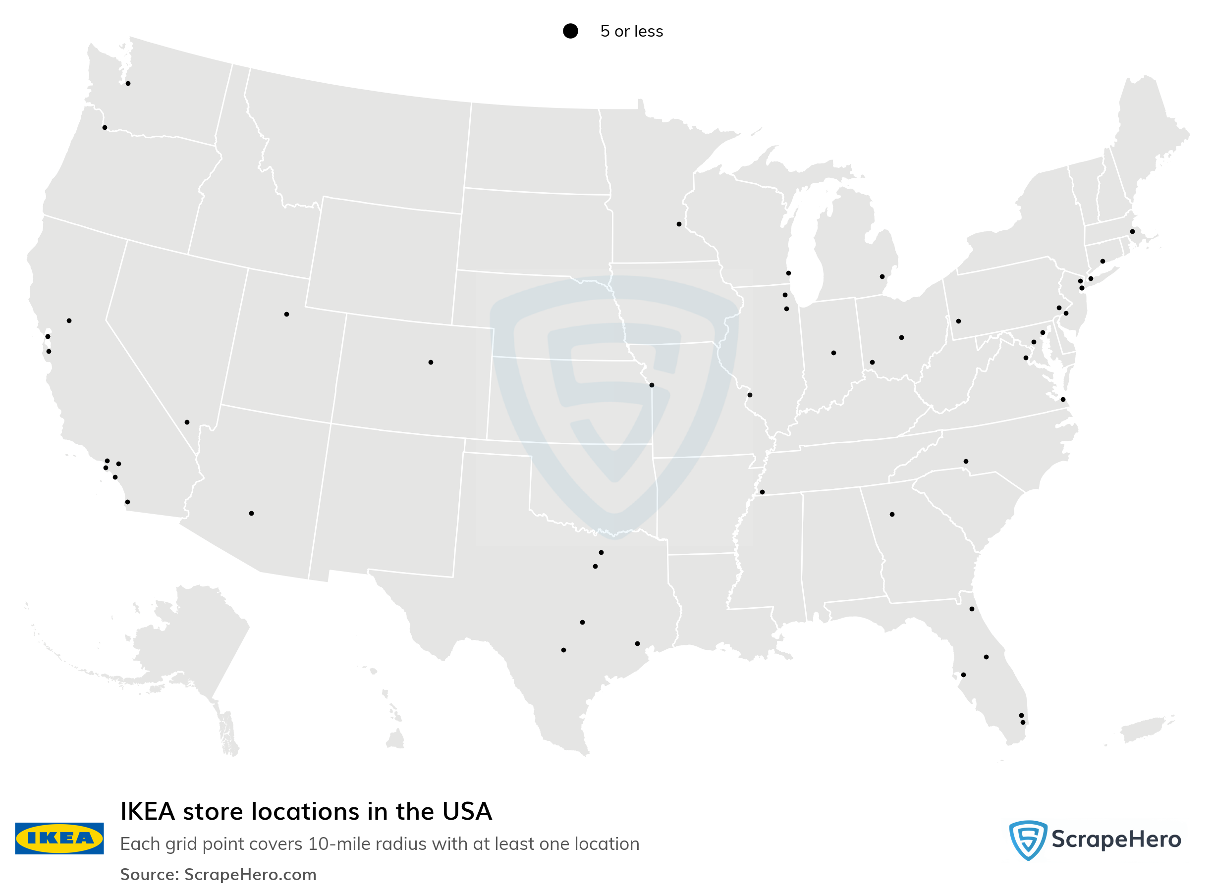 Map Ikea Locations