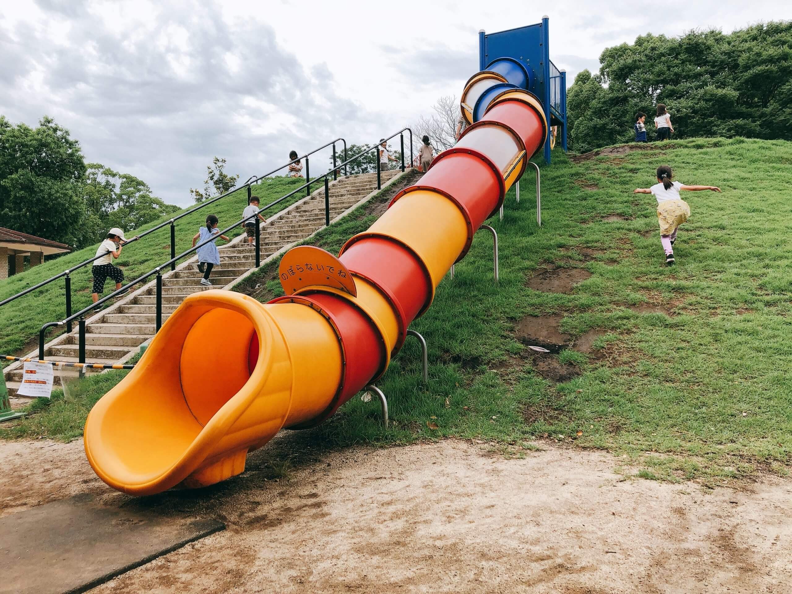 熊本県民総合運動公園ちびっこ広場攻略！遊具や近い駐車場・混雑状況