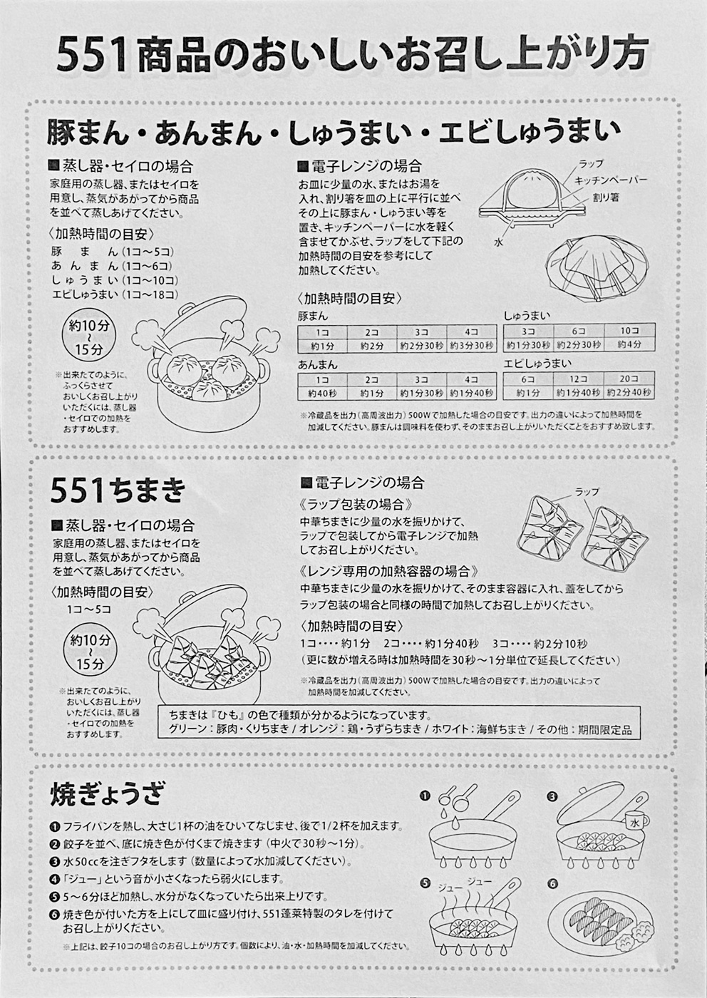 冷凍551豚まんが固くなるのはなぜ？レンジでふわふわ復活の美味しい食べ方