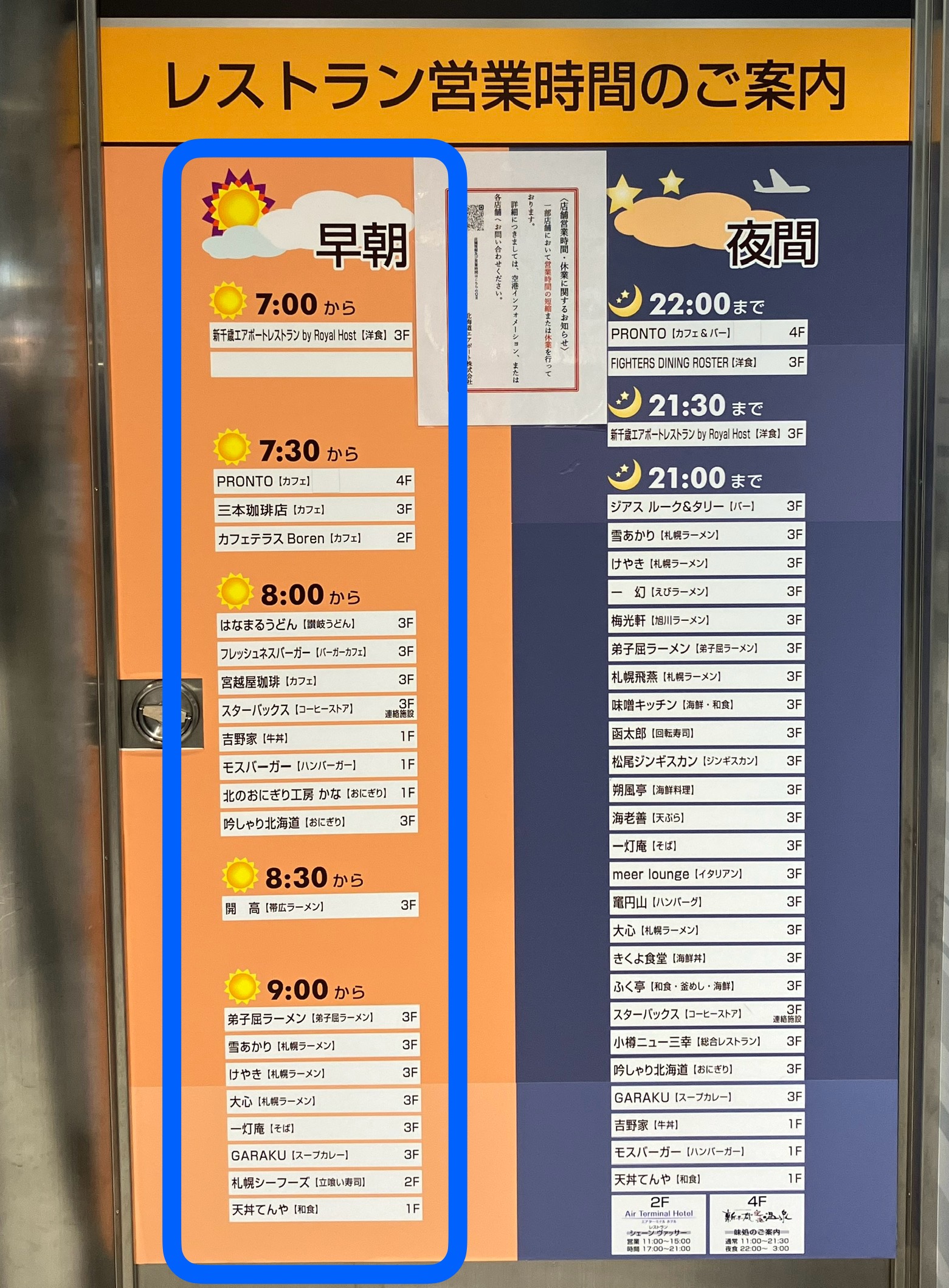 新千歳空港の朝食決定版！早朝6時から味わう絶品グルメと穴場名店