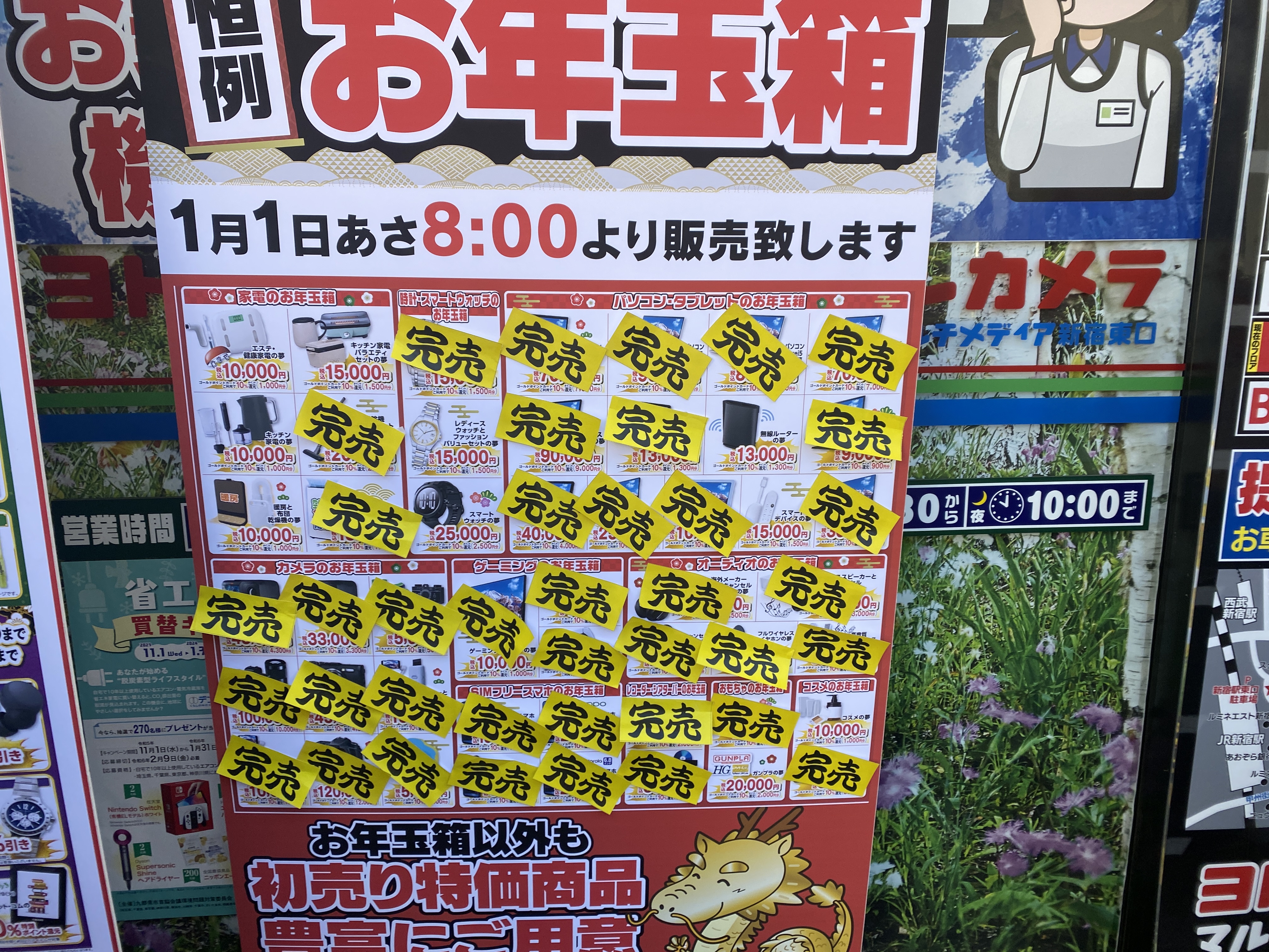 激戦のヨドバシ夢のお年玉箱！倍率突破の必勝法と中身ネタバレ検証