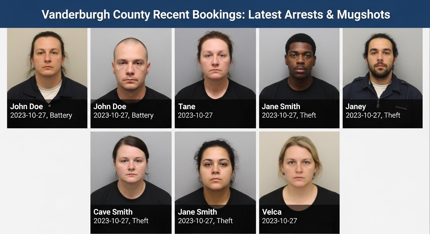 Vanderburgh County Recent Bookings Evansville Indiana