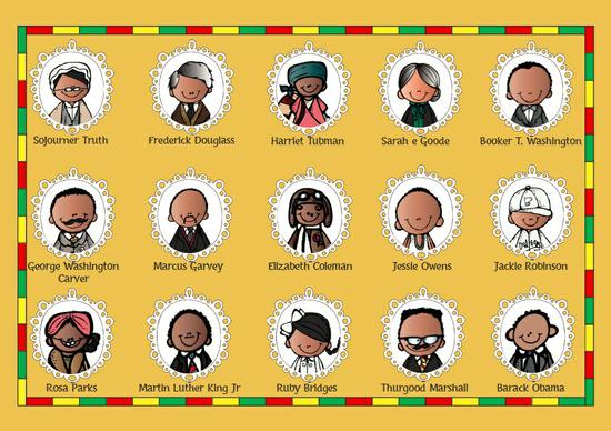 Black History Month Famous People for Kids