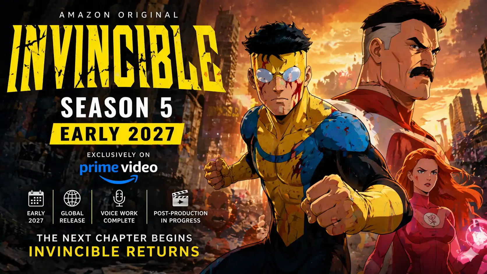 When Does Invincible Season 5 Come Out