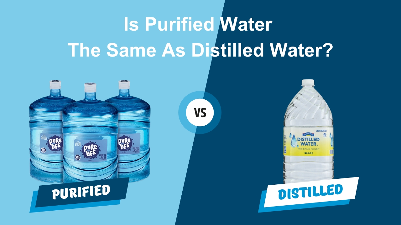 Is Purified Water the Same as Distilled Water