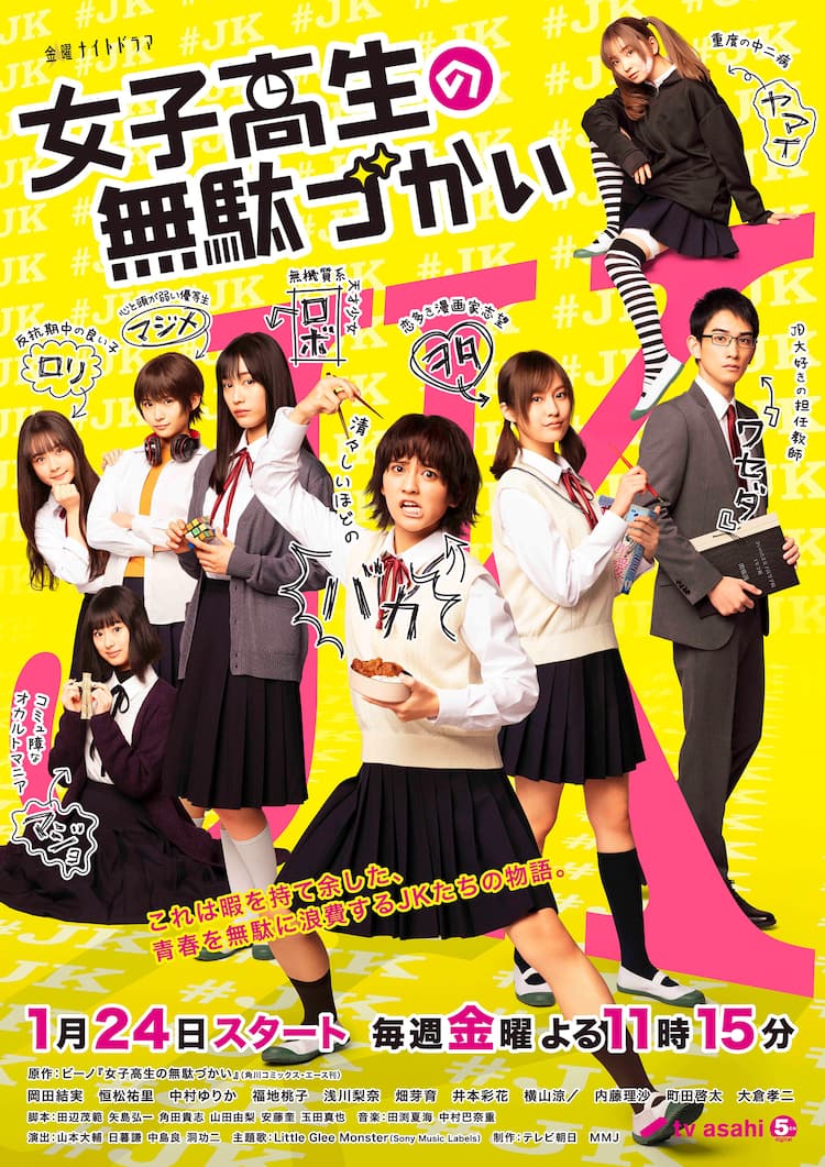 女子高生の無駄づかい打ち切りの真相とアニメ2期・現在を徹底解剖