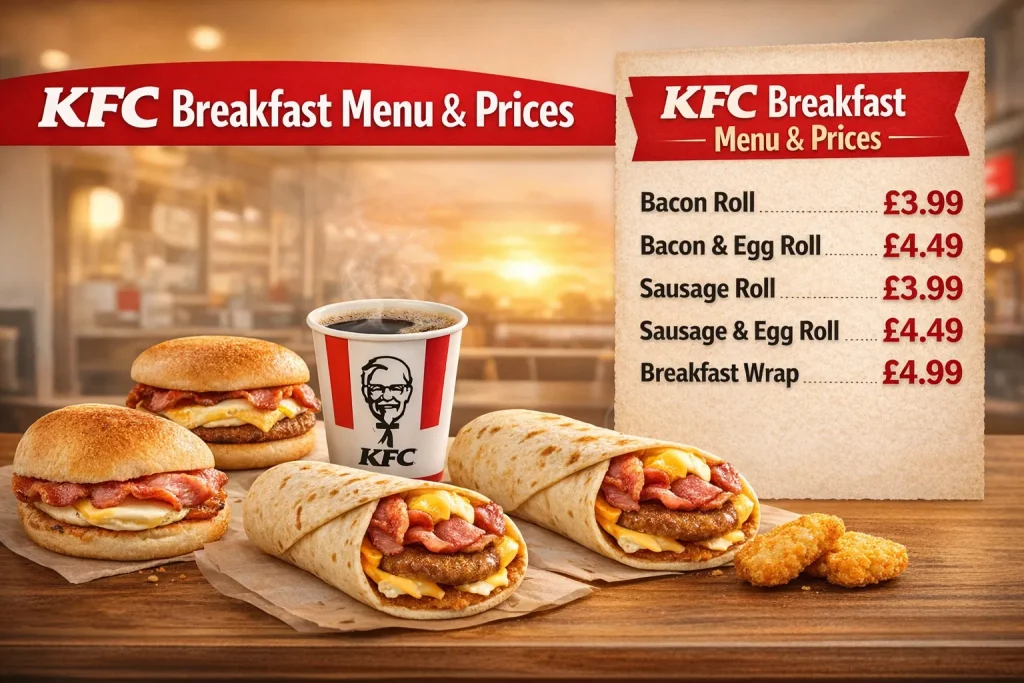 Does Kfc Have a Breakfast Menu