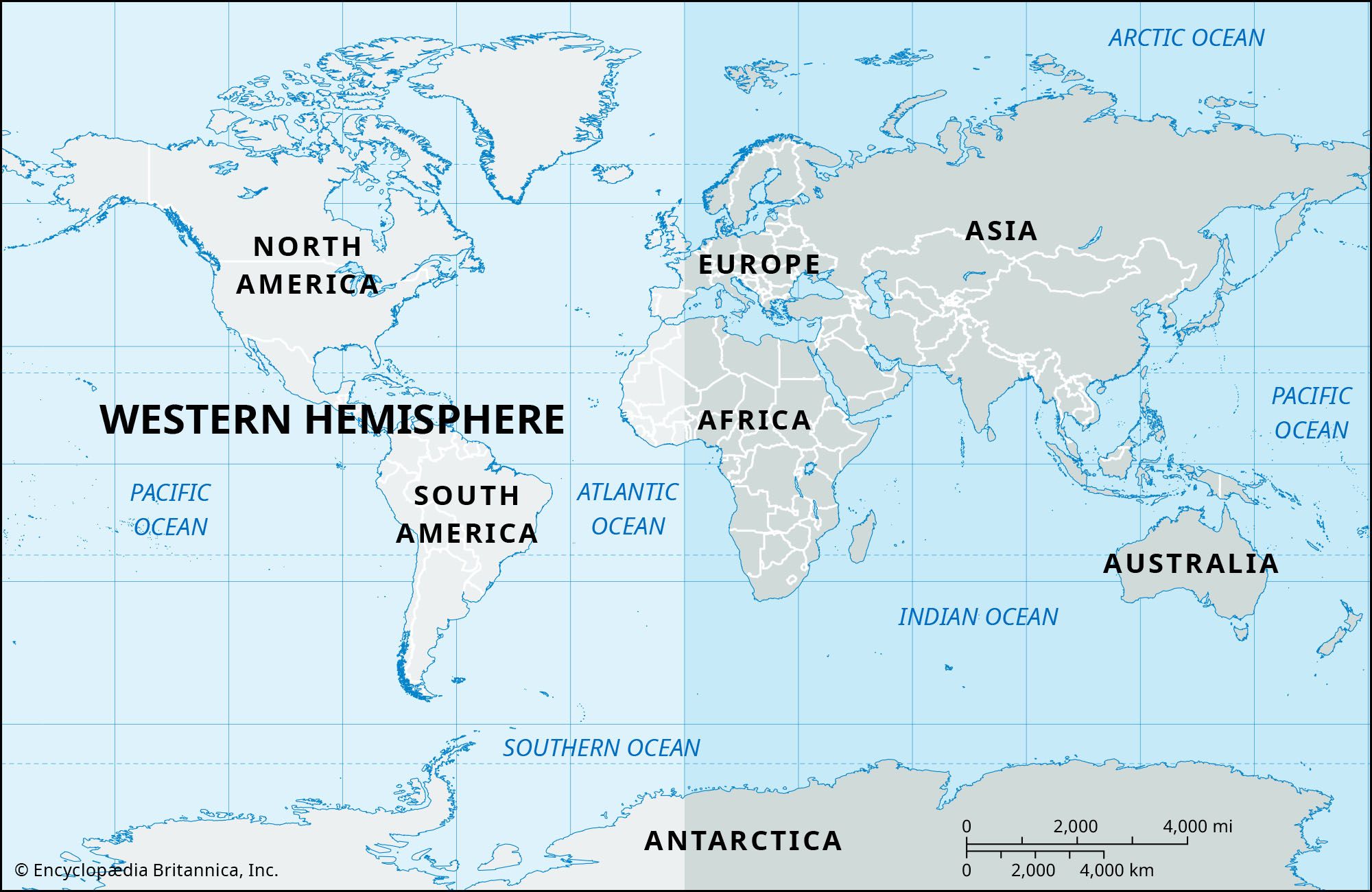 How Many Countries in Western Hemisphere