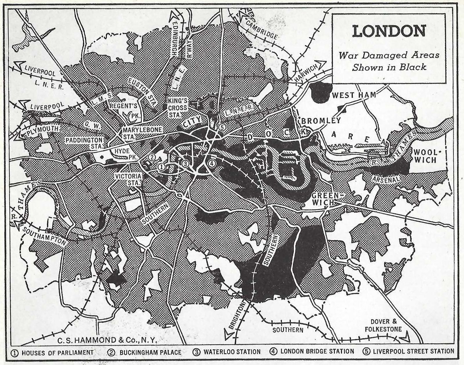 How Much of London Was Destroyed in Ww2