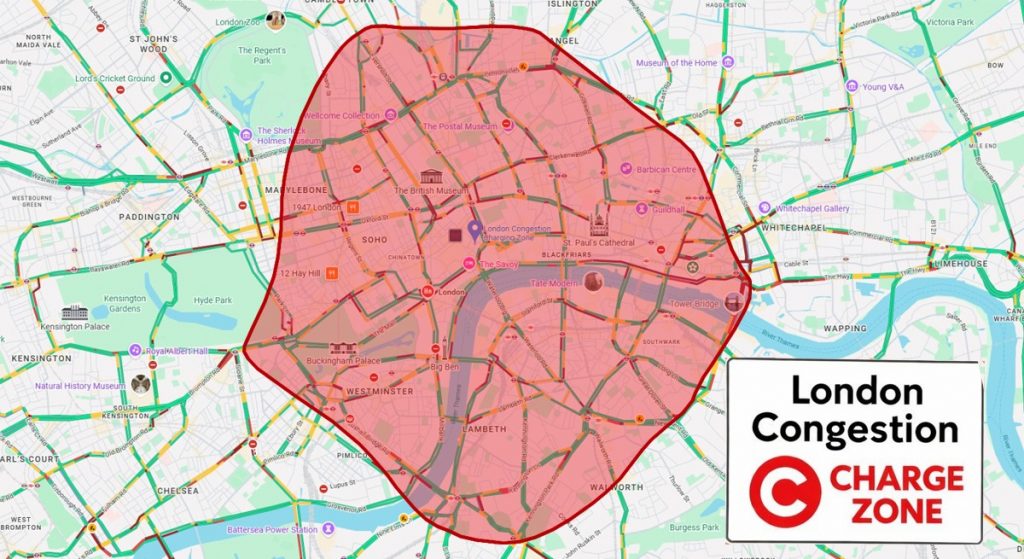 Is Islington in the Congestion Zone