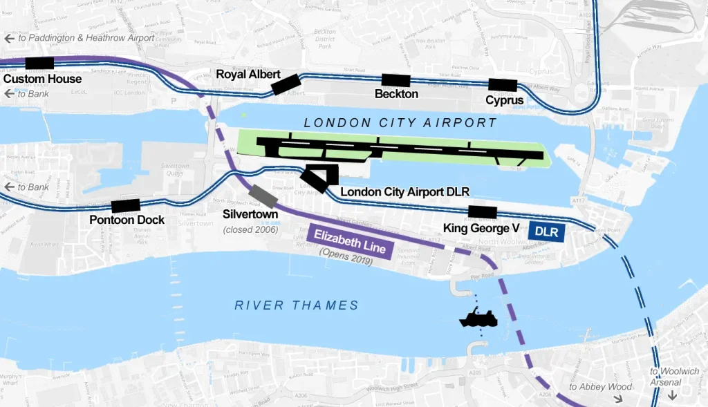 Nearest Station to London City Airport