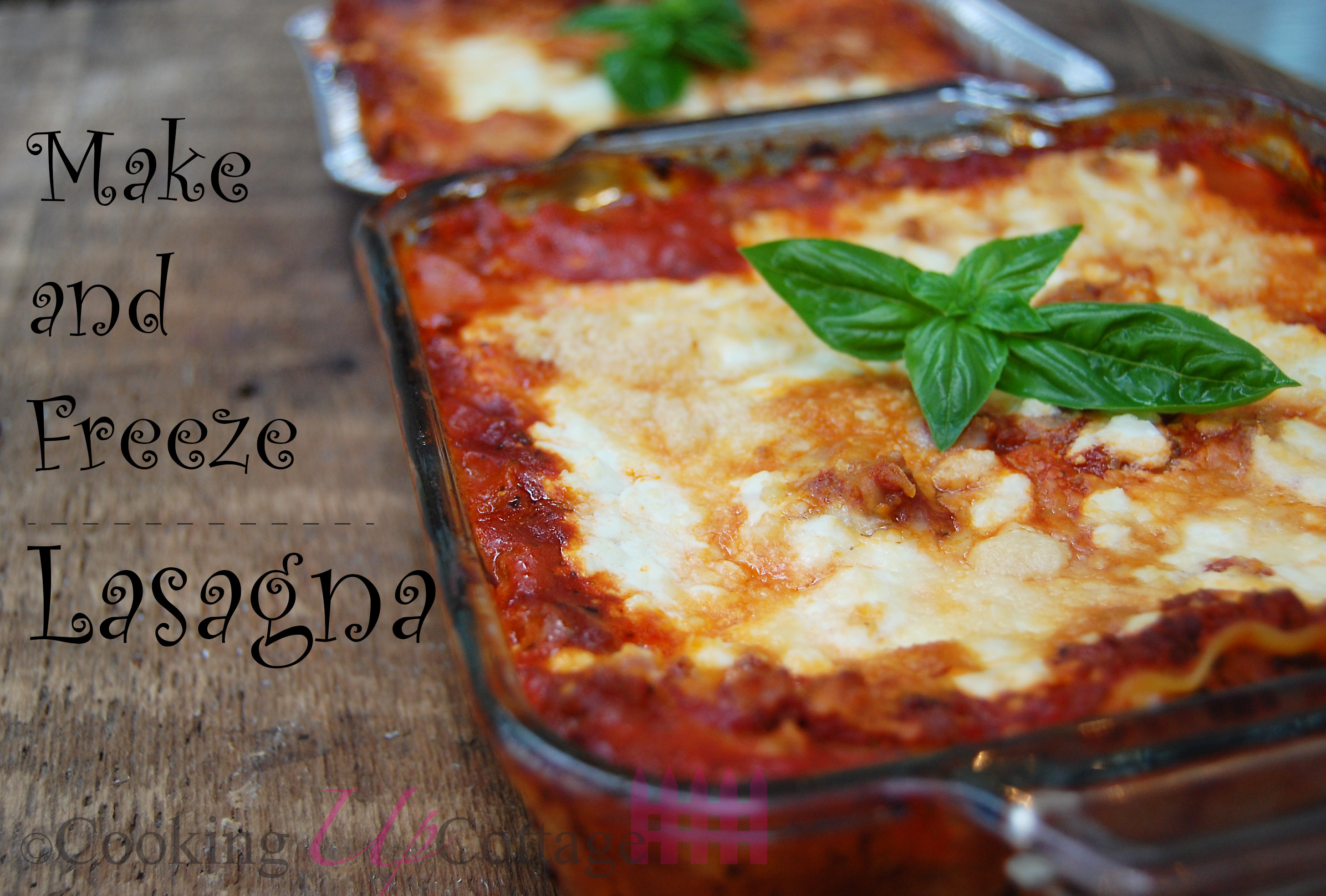 Can I Freeze a Lasagna