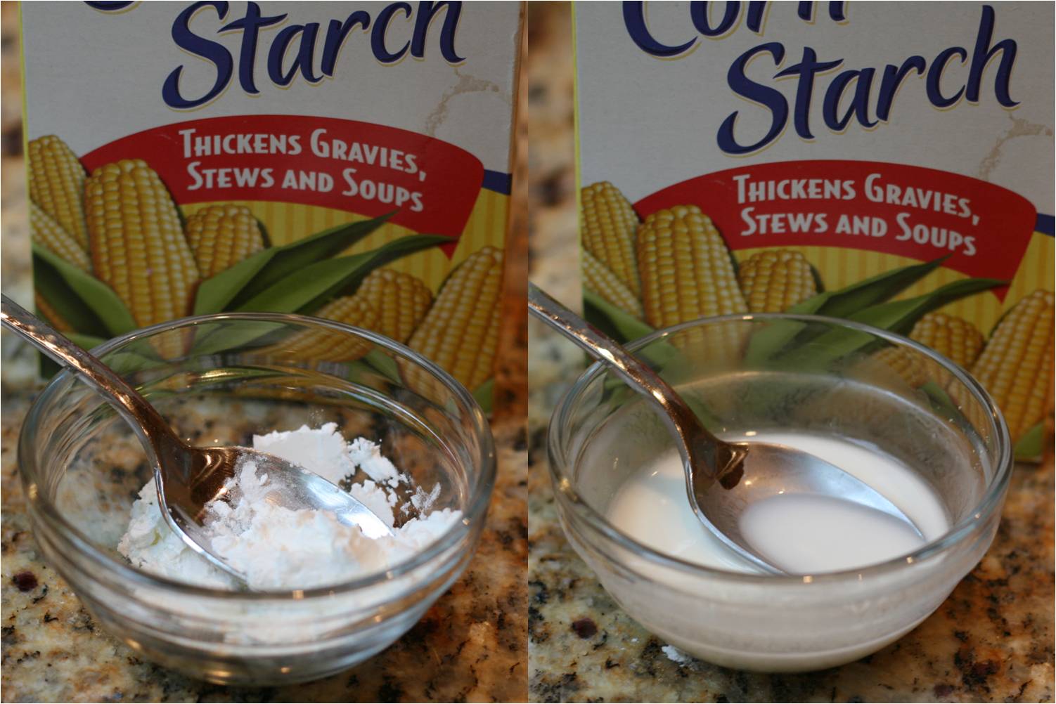 Cornstarch and Water Thickener