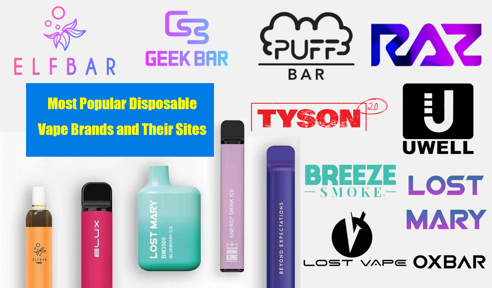 Popular Disposable Vape Brandslifestyle