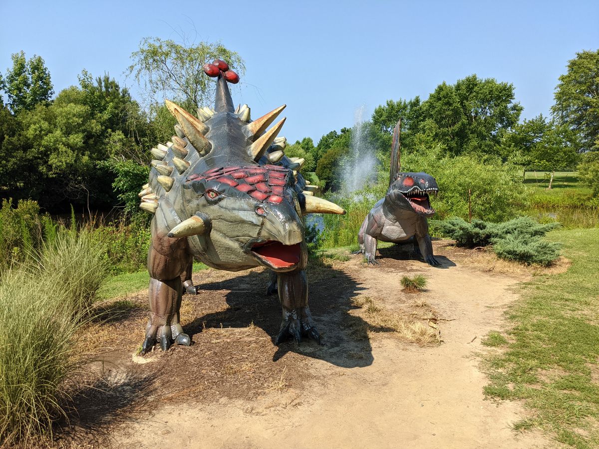 Jerrassic Park - Metal Dinosaur Park Photos