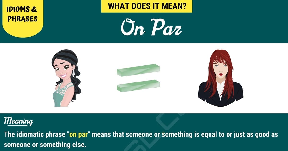 Right on Par Meaning