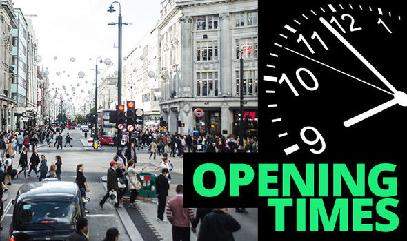 Shops in Oxford Street Opening Times